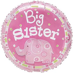 Big Sister Elephant 18h Mylar Balloon