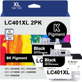 LC401XL LC401 MFC-J1010DW حبر خراطيش عالية العائد متوافق مع خراطيش حبر الأخ LC 401 XL 401XL لـ MFC-J1010DW MFC-J1170DW MFC-J1012DW MFC-J1800DW DCP-J1800DW PRINTER