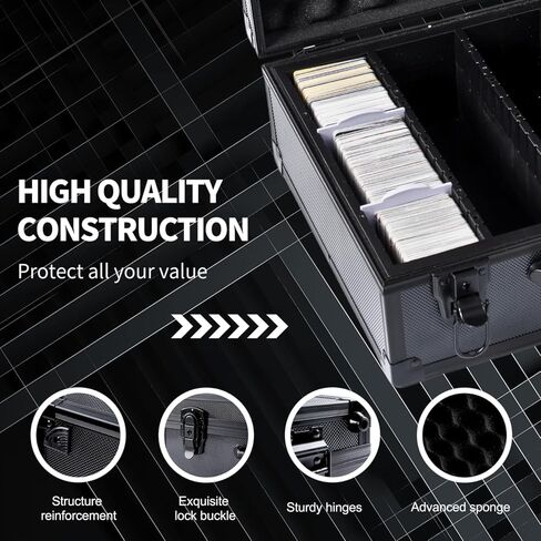 Slab Storage Box，Ultimate Graded Card Case for Sports Cards，Holds 95 Grading Cards, Ideal for PSA CGC BGS SGC Slab Case and Graded Sports Card Storage Box in Kuwait