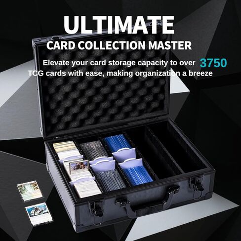 Slab Storage Box，Ultimate Graded Card Case for Sports Cards，Holds 95 Grading Cards, Ideal for PSA CGC BGS SGC Slab Case and Graded Sports Card Storage Box in Kuwait