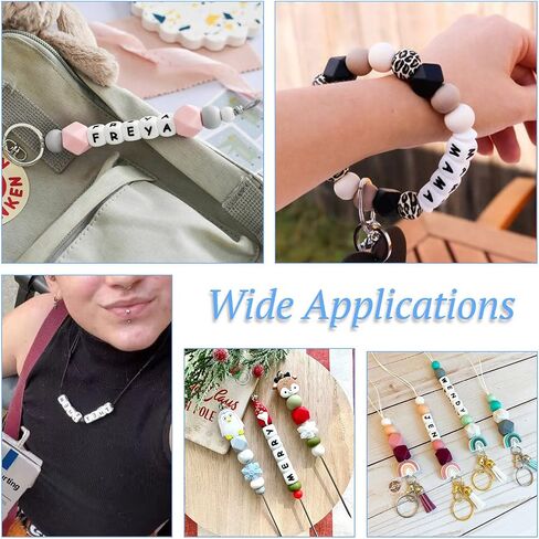 50pcs أحرف سليكون رسائل أحرف حرة مكعب سليكون خطاب حبة/e/i/o/u الحرف مربع حبة 12 مم حبة أبجدية للسيليكون للسيلي in Kuwait