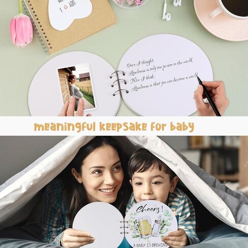 Floral Wooden Baby Shower Guest Book Alternatives 30 Pages, Baby in Bloom Flower Baby Shower Sign in Guestbook, Rustic Wood Butterflies Memory Book New Parents Keepsakes in Saudi Arabia