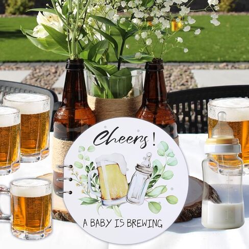 Floral Wooden Baby Shower Guest Book Alternatives 30 Pages, Baby in Bloom Flower Baby Shower Sign in Guestbook, Rustic Wood Butterflies Memory Book New Parents Keepsakes in Saudi Arabia