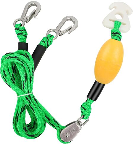 Self Centering Tow Harness for Watersports with Foat Ball, Heavy Duty Boat Tow Harness with 2 Permanent Antirust Stainless Steel Rider in Saudi Arabia