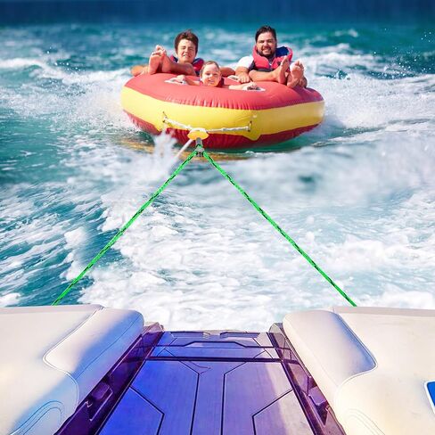 Self Centering Tow Harness for Watersports with Foat Ball, Heavy Duty Boat Tow Harness with 2 Permanent Antirust Stainless Steel Rider in Saudi Arabia