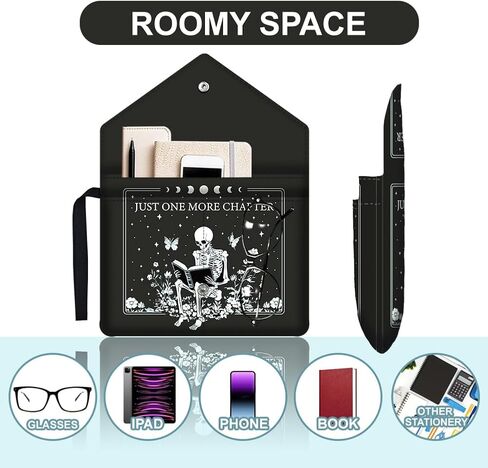 1 PC Book Book Sleeve Cover لمحبي الكتب والقمر والنجمة المطبوعة واقي الكتب القابلة للغسل أكمام كتاب الأكمام مع الجيب الأمامي وزر المفاجئة للورق ، 11.81x9.06 بوصة in Kuwait