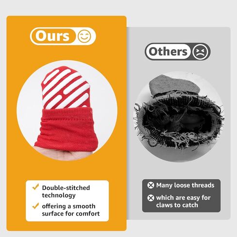 LOOBANI Christmas Dog Socks to Prevent Licking Paws, Hardwood Floors Anti Slip, Non Slip Dog Socks with Grippers Dog Paw Protector, Dog Booties for Indoor Use in Kuwait