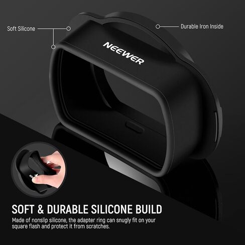 NEEWER CRM2 Magnetic Accessories Kit for Round Head Flash Z1-C Z1-N Z1-S Z2-C Z2-N Z2-S Compatible with Godox V1 Speedlites, Included 14pcs Flash Light Control Modifier Diffuser Adapter in Kuwait