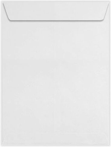 LUXPaper Open End Envelopes | Peel & Press | 8 1/2" x 10 1/2" | Grocery Bag | 70lb. Text | 50 Qty in Saudi Arabia