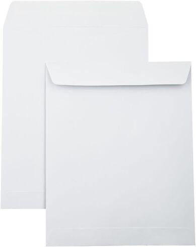 LUXPaper Open End Envelopes | Peel & Press | 8 1/2" x 10 1/2" | Grocery Bag | 70lb. Text | 50 Qty in Saudi Arabia