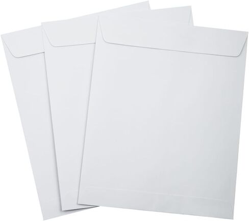 LUXPaper Open End Envelopes | Peel & Press | 8 1/2" x 10 1/2" | Grocery Bag | 70lb. Text | 50 Qty in Saudi Arabia