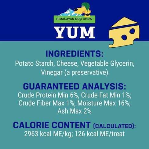 Himalayan Dog Chew Original Yak Cheese Dog Chew ، 3 XL/Large Sticks ، 3.3 أوقية ، خالية من الغلوتين ، علاجات صحية ، وحبوب وليبتوز خالية من الكلاب الطبيعية الطبيعية ، طويلة الأمد للكلاب تحت 65 رطلاً in Kuwait
