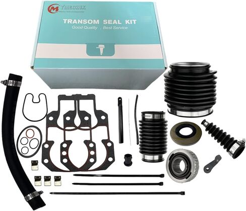 YiheoZux 8M0095485 Transom Bellows Kit with Gimbal Bearing for MerCruiser Bravo 1 2 3 and Blackhawk Stern Drive Repace 30-803100T1 Sierra 18-8212 in Kuwait