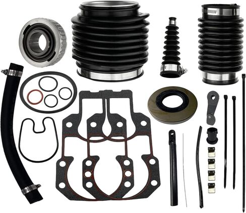 YiheoZux 8M0095485 Transom Bellows Kit with Gimbal Bearing for MerCruiser Bravo 1 2 3 and Blackhawk Stern Drive Repace 30-803100T1 Sierra 18-8212 in Kuwait