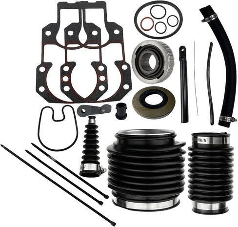 YiheoZux 8M0095485 Transom Bellows Kit with Gimbal Bearing for MerCruiser Bravo 1 2 3 and Blackhawk Stern Drive Repace 30-803100T1 Sierra 18-8212 in Kuwait