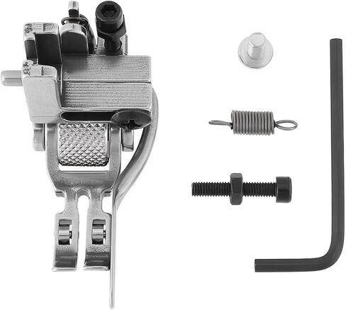Create idea 1pc 5-in-1 Multifunctional Roller Foot #T5 Zipper Presser Foot with Left Right Edge Guide Compatible with Singer Compatible with Juki Compatible with Brother Blue in Saudi Arabia