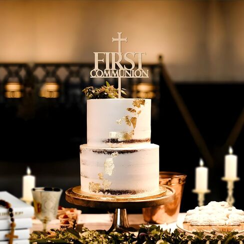 Mi Bautizo Cake Topper Spanish Baptism Cake Topper in Wood (Design 001) in Kuwait