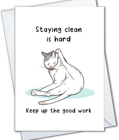 Sobriety Congratulations Card, Sober Encouragement Cards On Getting Clean, One Year Soberversary Addiction Recovery Congrats Gifts, Unicorn Dancing (Dancing Unicorn) in Kuwait