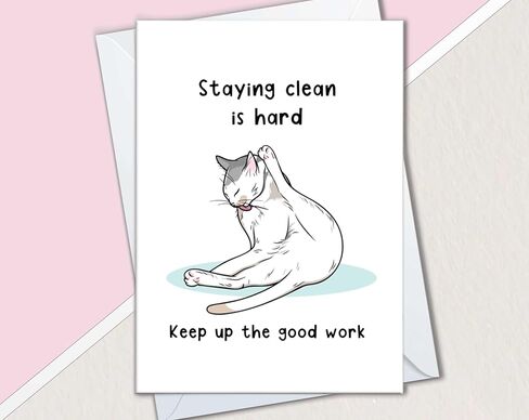 Sobriety Congratulations Card, Sober Encouragement Cards On Getting Clean, One Year Soberversary Addiction Recovery Congrats Gifts, Unicorn Dancing (Dancing Unicorn) in Kuwait