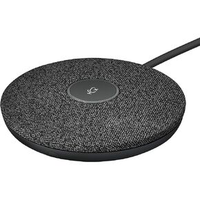 Logitech Rally Mic Pod, Black, 0.8" x 4" x 4"