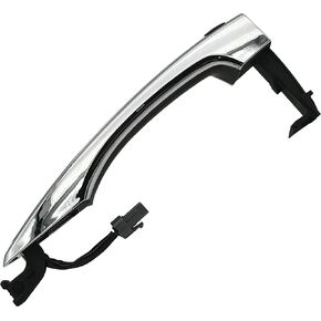 Front Left Door Handle for 2016-2019 Hyundai Tucson 82651D3710 82651-D3710 Outside Smart Key Handle （Silver）- Chrome