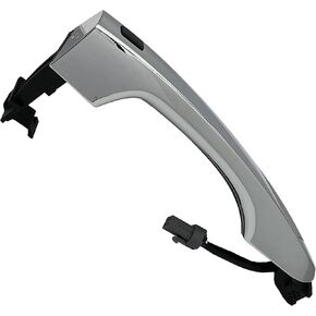 Front Left Door Handle for 2016-2019 Hyundai Tucson 82651D3710 82651-D3710 Outside Smart Key Handle （Silver）- Chrome in Kuwait