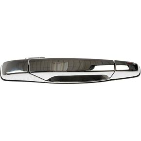 Dorman 80546 Front Driver Side Exterior Door Handle Compatible with Select Cadillac / Chevrolet / GMC Models, Chrome , Black