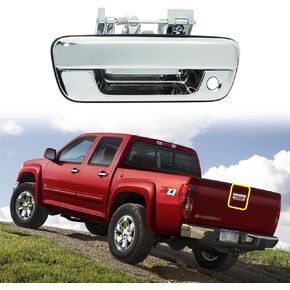مقبض الباب الخلفي كروم مع فتحة مفتاح، متوافق مع 2004-2012 Chevy Colorado & GMC Canyon & Isuzu i-280، i-290، i-350، i-370، استبدال # 80584، GM1915118 قفل مزلاج الباب الخلفي الخارجي in Kuwait