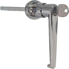 Buyers Products L-Type Locking Door Handle - 3-1/2 Inch Handle Length with CL001 Key