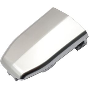 Front Door Handle Lock Cylinder Cover Fits for 2015-2018 Cadillac Escalade Silver 1 Pcs