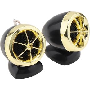 Tweeters for Car Audio, 2pcs Car Speakers 1200W Universal Tweeters Mini Horn Music Dome Loudspeaker Audio Speaker for Car Audio System, Black