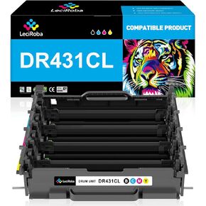 LeciRoba DR431CL Drum Unit Replacement for Brother DR431CL DR-431CL Drum Unit for MFC-L8610CDW MFC-L8900CDW HL-L8360CDW HL-L8360CDWT MFC-L8610CDW HL-L8260CDW MFC-L8895CDW Printer (B/C/M/Y, 4-Pack) in Saudi Arabia