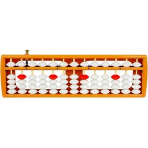 Larcele Bead Arithmetic Counting Abacus with Reset Button School Supplies for Children,13 Column SP-02 (Black 2)