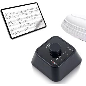 Wireless Page Turner for Tablets Ipad Smart Phone Foot Pedal Switch Compatible with iOS, Android, Mac and Windows Devices