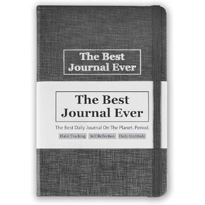 Daily Positivity Journal For Happiness, Wellness, Mindfulness & Self Care - Inspirational Journals To Write In, Writing Prompt Journal & Guided Journal Gifts For Men & Women - Hardcover Diary Notebook