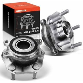 A-Premium 2 x Front Wheel Bearing and Hub Assembly with 5-Lug Compatible with Nissan Rogue 2014-2020, Rogue Sport 2017-2022, Qashqai 2017-2018, Replace # 513357