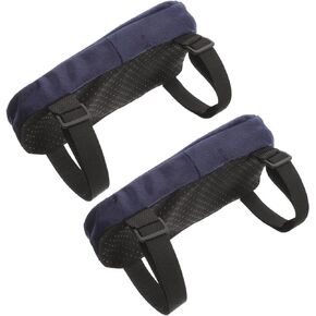 2pcs Wheelchair Armrest Pad Wheelchair Arm Padding Wheelchair Replacement Parts Office Chair Armrest Pads Chair Arm Covers Hair Arm Rest Game Chair Care Cushion Polyester