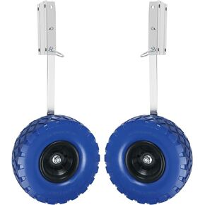 Boat Launching Wheels - 300lbs Load Capacity, 10" Wheel Set, Stainless Steel Construction