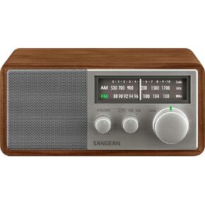 Sangean SG-116 Retro Wooden Cabinet Radio,Walnut-Silver