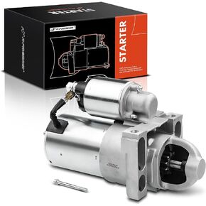 A-Premium Starter Motor Compatible with Chevy Silverado 1500 2500HD, Tahoe & GMC Sierra 1500, Yukon & Cadillac Escalade & Hummer H2, 12V 1.4KW 11 Teeth CW, Replace# 89017844, 12588052, 6757N