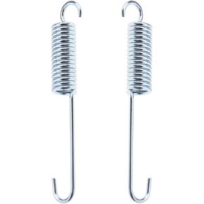 SING F LTD 2pcs 120mm Length Motorcycle Motorbike Silver Kickstand Return Spring Metal Foot Kickstand Side Stand Spring Strong Rebound