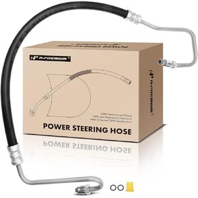 A-Premium Power Steering Pressure Hose Line Assembly Compatible with Jeep Wrangler 1997-2002, TJ 1997-2002, 4.0L, Pump to Rack/Gear