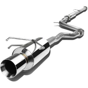 DNA MOTORING CBE-HA94L4-NRT Stainless Steel Cat Back Exhaust System [Compatible with 94-97 Honda Accord l4 Engine ONLY]