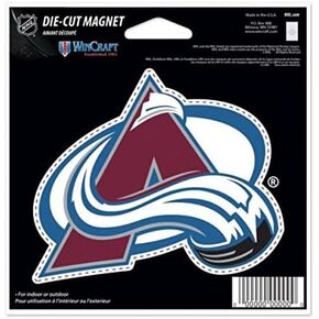 NHL Colorado Avalanche Color 4.5 x 6 Die Cut Magnet in Saudi Arabia