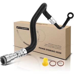 A-Premium Power Steering Return Hose Line Assembly Compatible with BMW 128i 2007-2013, 325i 2006, 328i 2007-2013, 328i xDrive 2009, 330i 2006, 3.0L, From Gear/Gear To Cooler