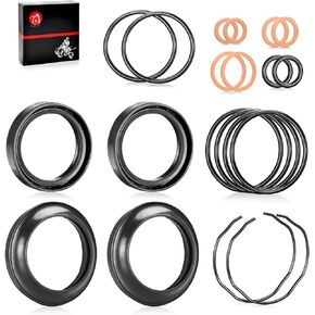 Fork Dust Oil Seals Kit For SUZUKI GSX-R600 GSX-R750 GSF1200 Bandit 1200 DL650 V-Strom 650 RF900R For HONDA CB1000A/AC