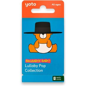 Yoto Lullaby Pop Collection – Kids Musical Card for Use with Player & Mini All-in-1 Audio Player, Screen-Free Listening with Fun Singalong Pop Songs for Playtime, Parties & Travel