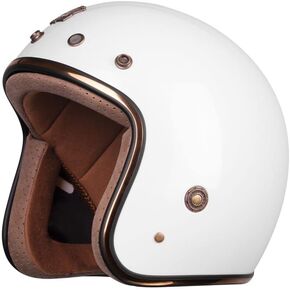 Royal M20 Open Face Motorcycle Helmet - Retro Motorcycle Helmets, Vintage & Classic Style, 3/4 Vespa Helmet