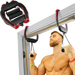 Portable Pull Up Bar for Doorway,P10-First-Generation No Screws Chin Up for Home and Travel Exercise,Red in Kuwait