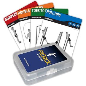 Exercise Playing Cards for Guided Fitness Equipment Workouts